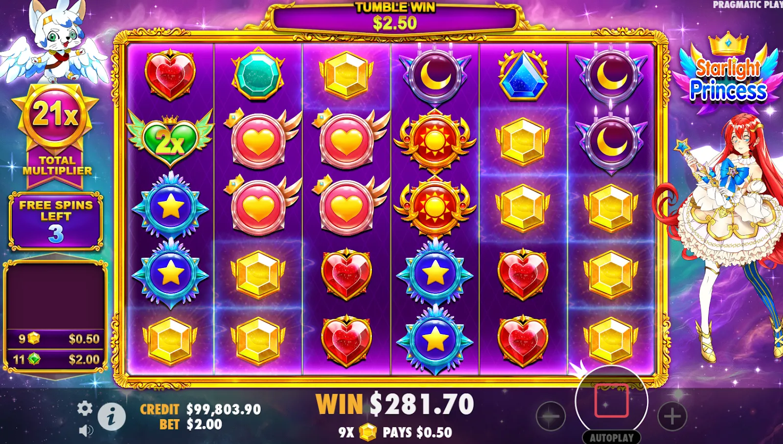 Starlight Princess slot description Starlight Princess